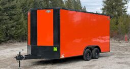 2026 Black Diamond Cargo 8.5×16 SXS Trailer | Extra Tall | 3.5k Tandem Axle | 1 Piece Roof