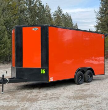 2026 Black Diamond Cargo 8.5x16 SXS Trailer | Extra Tall | 3.5k Tandem Axle | 1 Piece Roof