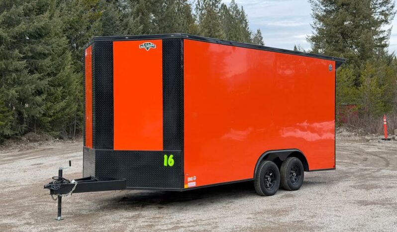 2026 Black Diamond Cargo 8.5×16 SXS Trailer | Extra Tall | 3.5k Tandem Axle | 1 Piece Roof