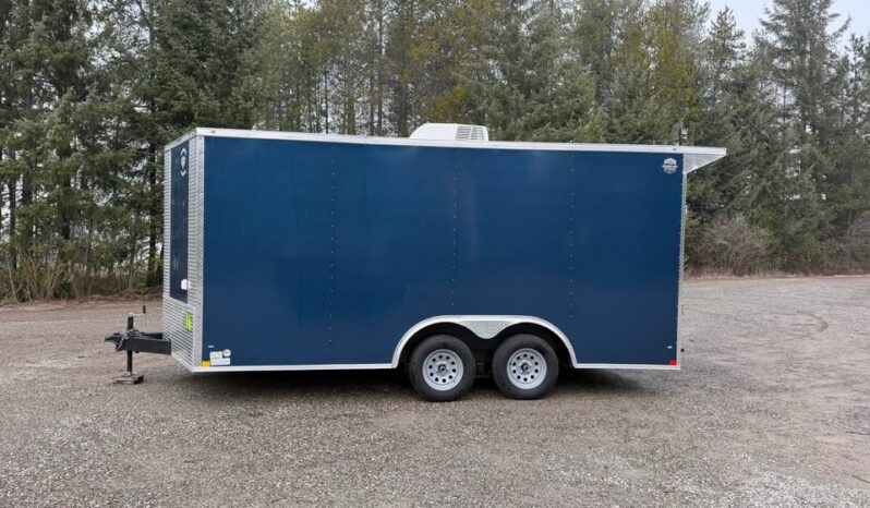 2026 Diamond Cargo 8.5×16 Cargo ATV Trailer | Finished Interior | A/C | 50amp | 7′ H | Tandem 3.5K Axles