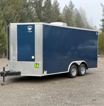2026 Diamond Cargo 8.5×16 Cargo ATV Trailer | Finished Interior | A/C | 50amp | 7′ H | Tandem 3.5K Axles