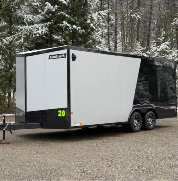 2026 Haulmark 7x16 Contractor Trailer | 7' Tall | Walkable Roof | Barn Door | 12in OC