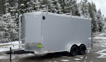 2026 Haulmark 7x16 Contractor Trailer | 7' Tall | Ladder + Racks | Barn Door | 12in OC