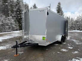 2026 Haulmark 7×16 Contractor Trailer | 7′ Tall | Walkable Roof | Barn Door | 12in OC