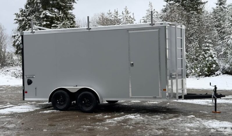 2026 Haulmark 7×16 Contractor Trailer | 7′ Tall | Walkable Roof | Barn Door | 12in OC