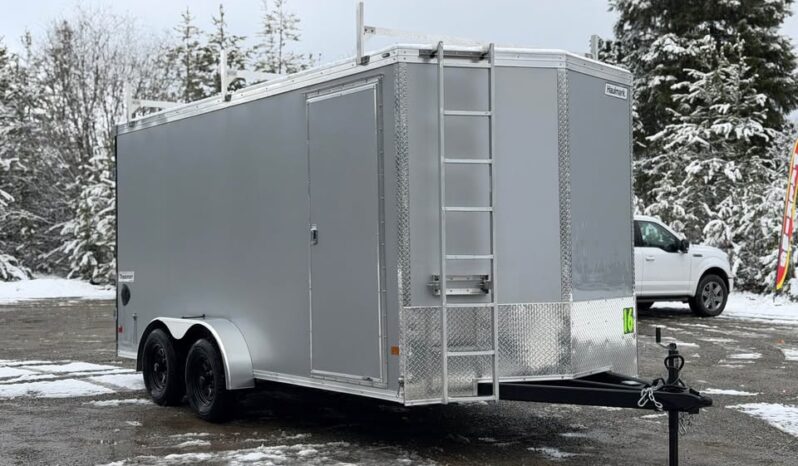 
								2026 Haulmark 7×16 Contractor Trailer | 7′ Tall | Walkable Roof | Barn Door | 12in OC full									