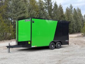 2026 Haulmark 8.5×16 SXS Trailer | Polybead Floor | Extra Height | Phantom Trim