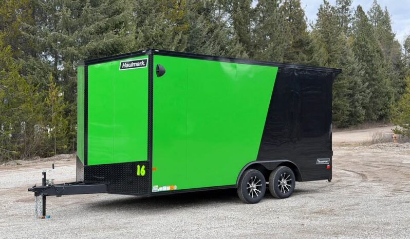 2026 Haulmark 8.5×16 SXS Trailer | Polybead Floor | Extra Height | Phantom Trim