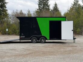 2026 Haulmark 8.5×16 SXS Trailer | Polybead Floor | Extra Height | Phantom Trim
