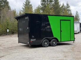 2026 Haulmark 8.5×16 SXS Trailer | Polybead Floor | Extra Height | Phantom Trim