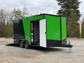 2026 Haulmark 8.5×16 SXS Trailer | Polybead Floor | Extra Height | Phantom Trim