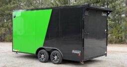2026 Haulmark 8.5×16 SXS Trailer | Polybead Floor | Extra Height | Phantom Trim