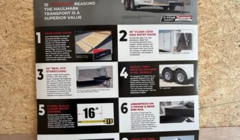 
										2026 HAULMARK 8.5×16 ATV TRAILER | 90″ INTERIOR | E-TRACKS | RV WINDOW full									