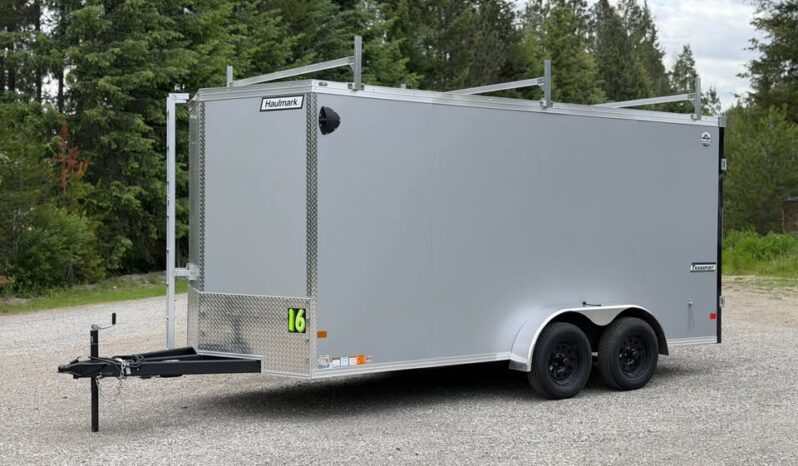 2026 Haulmark 7×16 Contractor Trailer | 7′ Tall | Walkable Roof | Barn Door | 12in OC