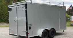 2026 Haulmark 7×16 Contractor Trailer | 7′ Tall | Walkable Roof | Barn Door | 12in OC