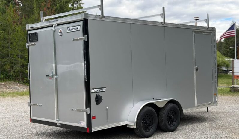 2026 Haulmark 7×16 Contractor Trailer | 7′ Tall | Walkable Roof | Barn Door | 12in OC