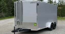 2026 Haulmark 7×16 Contractor Trailer | 7′ Tall | Walkable Roof | Barn Door | 12in OC