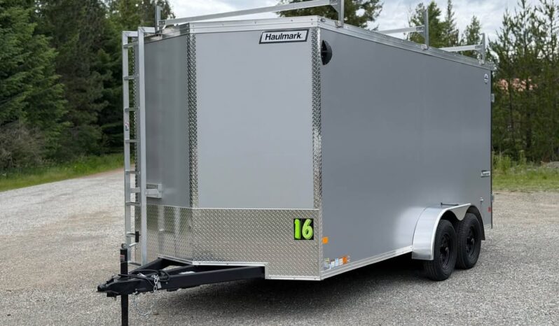 2026 Haulmark 7×16 Contractor Trailer | 7′ Tall | Walkable Roof | Barn Door | 12in OC