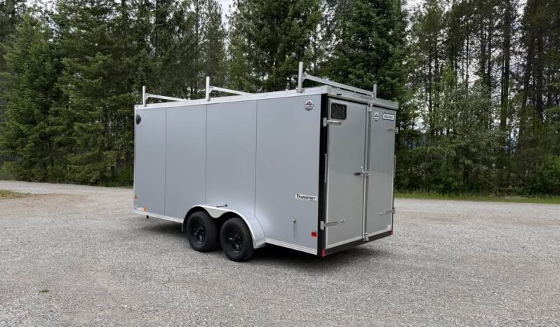 2026 Haulmark 7×16 Contractor Trailer | 7′ Tall | Walkable Roof | Barn Door | 12in OC