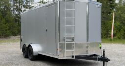 2026 Haulmark 7×16 Contractor Trailer | 7′ Tall | Walkable Roof | Barn Door | 12in OC
