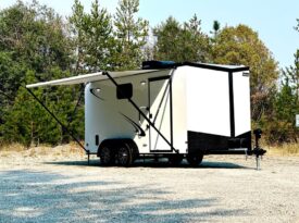 2026 Haulmark 7×16 Offgrid Trailer | Finished | 3.5k Torsion Axles | Awning | RV Windows