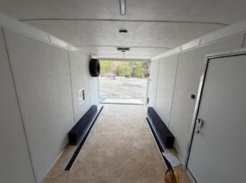 2026 Haulmark 8.5×16 SXS Trailer | Finished Interior | E-Tracks | 90″ Tall