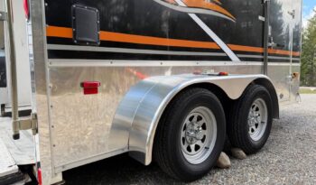 
										2007 Haulmark Low Hauler 7×14 Motorcycle Trailer full									