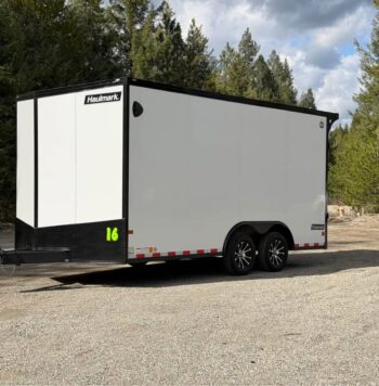 2026 Haulmark 8.5×16 ATV SXS Trailer | 7’6″ Extra Tall | 3.5k Tandem Axles | Finished Interior