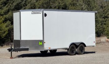 2026 Haulmark 8.5x16 ATV Trailer | 7' Tall | 24" Beavertail | Lifted 3.5k Torflex Axles