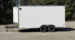 2026 Haulmark 8.5×16 ATV Trailer | 7′ Tall | 24″ Beavertail | Lifted 3.5k Torflex Axles