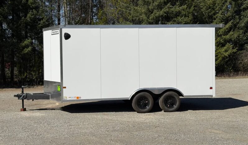 2026 Haulmark 8.5×16 ATV Trailer | 7′ Tall | 24″ Beavertail | Lifted 3.5k Torflex Axles