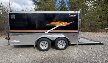 
										2007 Haulmark Low Hauler 7×14 Motorcycle Trailer full									