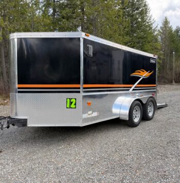 2007 Haulmark Low Hauler 7x14 Motorcycle Trailer