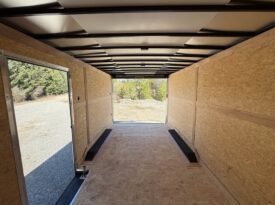 2026 Haulmark 8.5×16 ATV Trailer | 7′ Tall | 24″ Beavertail | Lifted 3.5k Torflex Axles