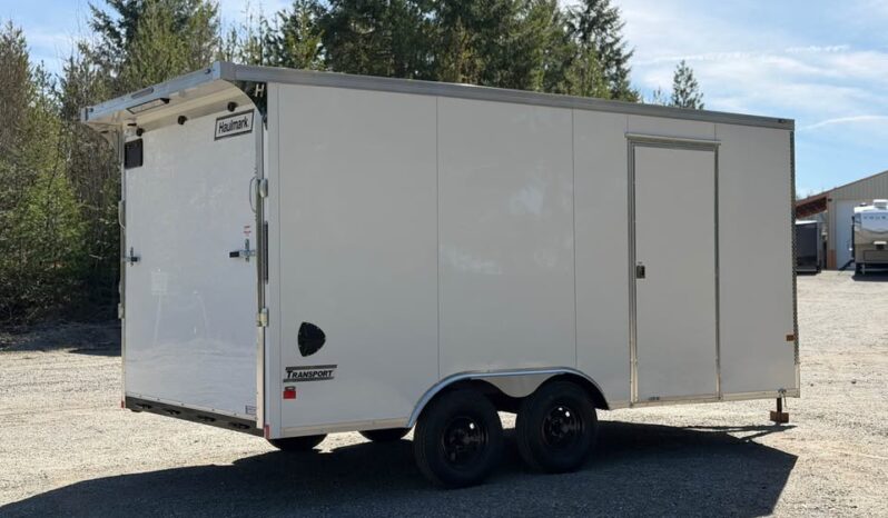 
								2026 Haulmark 8.5×16 ATV Trailer | 7′ Tall | 24″ Beavertail | Lifted 3.5k Torflex Axles full									
