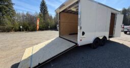 2026 Haulmark 8.5×16 ATV Trailer | 7′ Tall | 24″ Beavertail | Lifted 3.5k Torflex Axles
