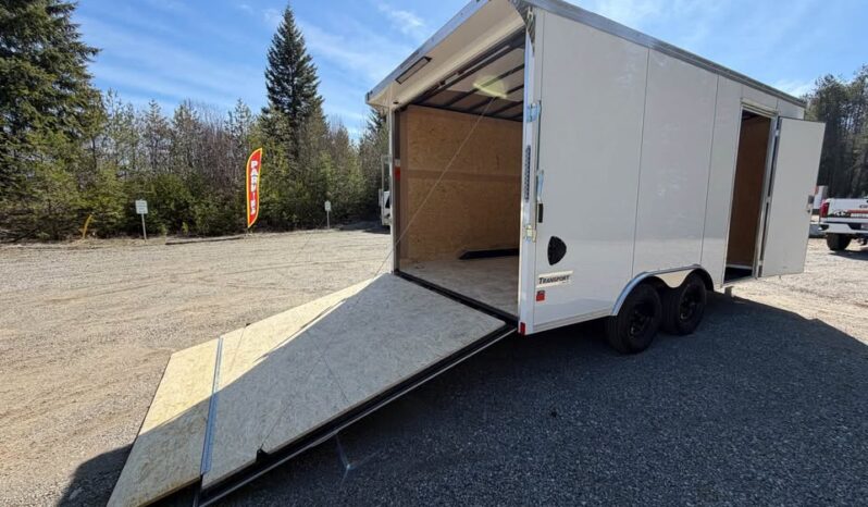 2026 Haulmark 8.5×16 ATV Trailer | 7′ Tall | 24″ Beavertail | Lifted 3.5k Torflex Axles