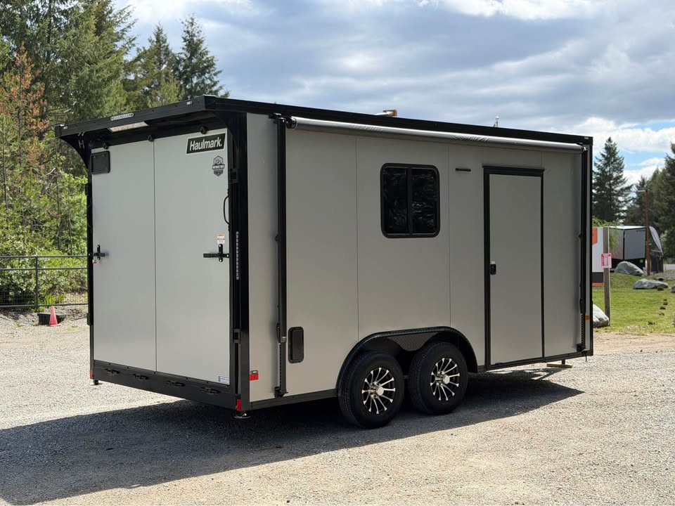 For sale 2026 Haulmark 8.5x16 Offgrid SXS Trailer | Fully Insulated | 7'6" Tall | 5.2k Axles | Awning