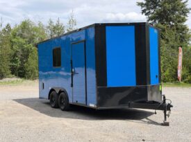 2026 Diamond Cargo 8.5×16 Hybrid ATV Trailer | Finished Interior | 50amp | Extra Tall (90″) | Torsion 3.5K Axles