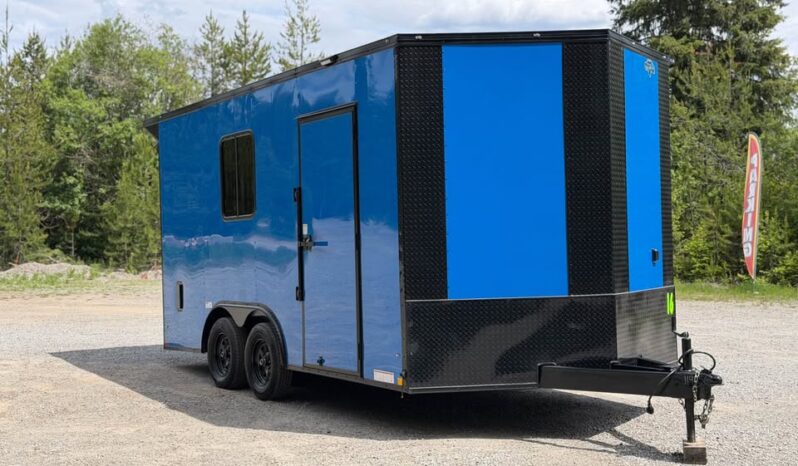 2026 Diamond Cargo 8.5×16 Hybrid ATV Trailer | Finished Interior | 50amp | Extra Tall (90″) | Torsion 3.5K Axles