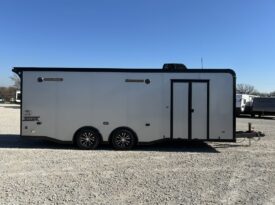 2025 Haulmark EDGE 8.5×24 Car Trailer | Finished Interior | A/C | Cabinets