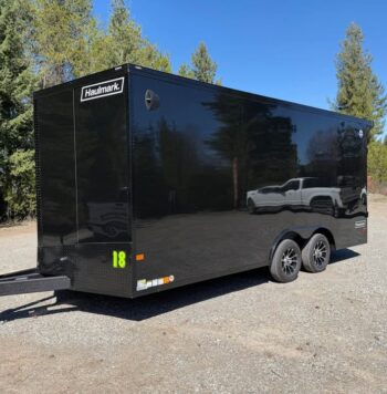 2026 Haulmark 8.5x18 Cargo Trailer | 3.5k Spring Axle | 7'6" Tall | 24in Beavertail | .080 ACP Panels