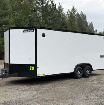 2026 Haulmark 8.5x20 Race Car Trailer | Finished Interior | 30 amp | Cabinets
