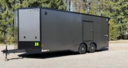 2026 Haulmark 8.5×24 Race Car Trailer | Extra Tall | 30 Amp | 5.2k Spread Axles | Wired for AC
