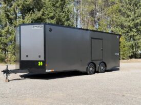 2026 Haulmark 8.5×24 Race Car Trailer | Extra Tall | 30 Amp | 5.2k Spread Axles | Wired for AC