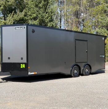 2026 Haulmark 8.5x24 Race Car Trailer | Extra Tall | 30 Amp | 5.2k Spread Axles | Wired for AC