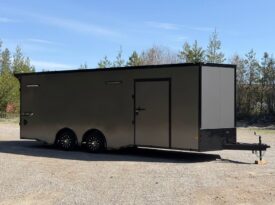 2026 Haulmark 8.5×24 Race Car Trailer | Extra Tall | 30 Amp | 5.2k Spread Axles | Wired for AC