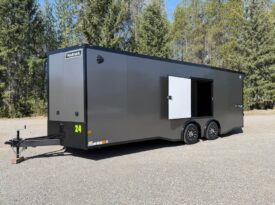 2026 Haulmark 8.5×24 Race Car Trailer | Extra Tall | 30 Amp | 5.2k Spread Axles | Wired for AC