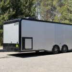 2025 Haulmark EDGE 8.5x24 Race Car Trailer | Finished Interior | A/C | Cabinets