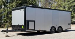 2025 Haulmark EDGE 8.5×24 Race Car Trailer | Finished Interior | A/C | Cabinets